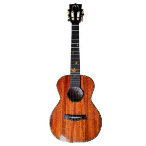 Guitar Ukulele ขนาด 26 นิ้ว ระดับมืออาชีพ สำหรับผู้ชายและผู้หญิง คีย์บอร์ดไฟฟ้า คอไม้ยางกัน ไม้กีตาร์ ชุดสายคาร์บอน