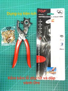 Kềm bấm lỗ và dập khoen ore