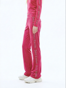 Juicy Couture | Zero-Pressure Elastic Velvet Sparkle Sweatpants