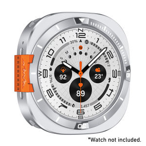 New Alloy+PC Cover For Samsung Galaxy Watch Ultra 2024 2025 47mm Metal Protective Case For Galaxy Watch Ultra Bumper Accessories