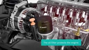 Bosch Oil Filter O1034 (C-307 / C-1605) for Honda City 1.3 / 1.5 Civic 1.3 / 1.5 CR-Z 1.5 Jazz 1.3 / 1.5 & S2000 2.0