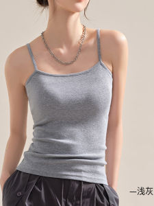 Áo Vest Không Tay Màu Trắng Ôm Vừa Vặn Phong Cách Mỹ Dành Cho Nữ Mùa Hè Áo Khoác Ngoài Thiết Kế Cảm Giác Pure Cotton