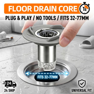 Floor Trap Core Anti-Odor Magnetic Hair Catcher Filter Fits Seal Anti Bugs HDB Bathroom Tornado Fast Drainage