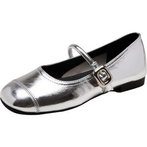 Agsdon | Silver Fall New Ballet Style Mary Jane Shoes