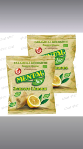 Mental Organic Ginger Lemon Candy – Tangy Ginger & Refreshing Lemon Hard Candy 90g (2-Pack) Organic Flavor Blend