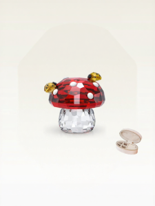 Swarovski | Decorative Mushroom and Ladybug Ornament Gift