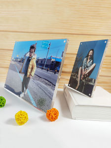 Acrylic Crystal Simple No-border Full Frame High-definition Photo Frame 7 Inch 8 Inch 10 Inch A4 12 Inch Children Display Stand