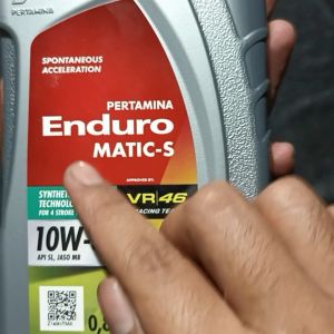 Oli Enduro Matic S 800ML 10w30 Scooter Mio Beat Vario Free Corong Oil Multifungsi