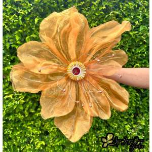 Artificial Flower / Kap Bunga Dekorasi / Bunga Hias / Giant Flower Premium / Kelopak Bunga Dekorasi bahan kain organdi