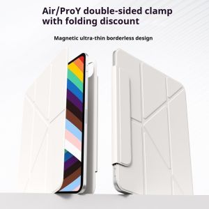 RBP Y-Shaped Folding Case Magnetic iPad A16 10/11th Gen iPad Pro 11 13 12.9 Air 11 Air4/5 mini 6 With Magnetic Detachable Cover