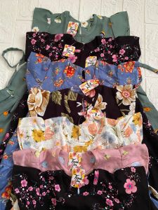 Dress Anak Cewek | Baju Anak Rayon Motif | Baju Anak Terbaru