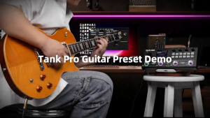 M-VAVE TANK PRO Guitar Multi-Effects 120 Presets 90 Amp+90 Cab 300+ FX 150s Looper 60 Drums