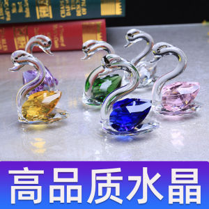 Crystal Elephant Butterfly Rabbit Swan Decorations Mobile Phone Glasses Jewelry Counter Decorations Gifts for Girls And Children