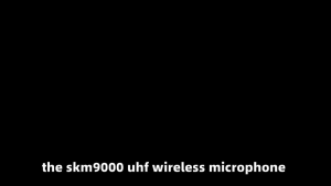 Sennheiser SKM9000 Wireless Microphone One to Two 2 Gold/Black Handheld Microphone UHF