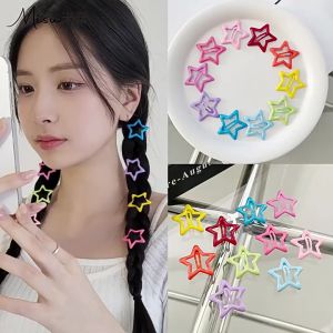 30 Pcs Korean Colorful Y2k Star Hair Clip Set Women Bangs Clip Girl Cute Hairpins Hair Accessories