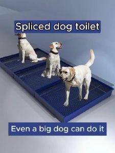 Pet Toilet Splicable Steel Grid Large Potty Trainer Large Dog Toilet Waterproof Urinal Pads Indoor Pee Pad