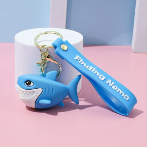 Anime Finding Nemo Figure Keychain Cute Ocean Animals Clownfish Shark Keychain Mens and Womens Bag Pendant Small Gift