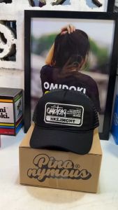 TRUCKER HAT HITAM OMIDOKI TOPI JARING PRIA DISTRO ORIGINAL