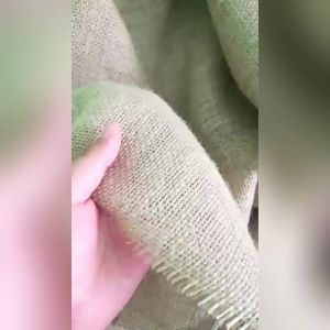 19.6in X 63in Natural Burlap Cloth Mesh Jute Textile Fabric For Bags Placemats Tablecloth Background Decoration DIY Accessories