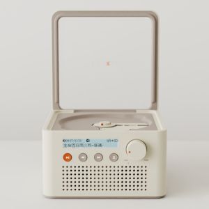 Nobsound | Retro CD Player All-in-one CD Music Player Dual-way Bluetooth 5.3 Built-in Speaker Display Lyrics Display Rechargeable
