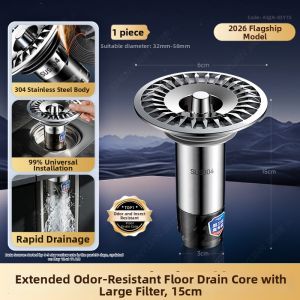 SHENYUAN | Odor Blocking Drain Core Bathroom Anti-Odor Filter Mesh