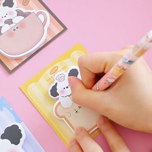 Sticky Note / Memo Stick / Notes Kertas Tempel Puppy Dog Pink Cute Lucu Imut