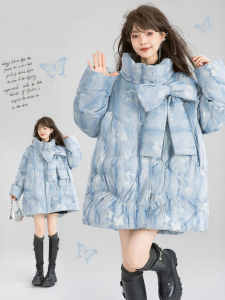 Keiko | Áo Cloak Mỏng Dày Mùa Đông Có Nơ Tháo Lắp Được