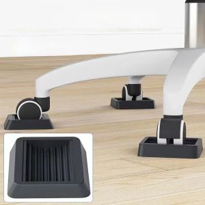 Universal wheel fixed pad pulley holder wheel fixed foot pad computer swivel chair roller wheel caster anti-skid pad card pad