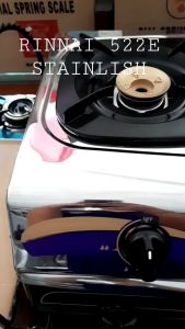 RINNAI Kompor Gas Stainless 2 Tungku - RI-522E BISA PILIH VARIAN+selang sni