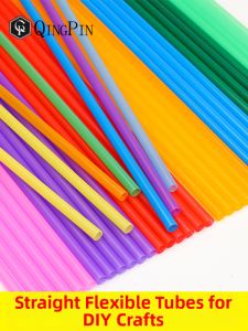 QINGPIN | Colorful DIY Materials Plastic Drinking Straws