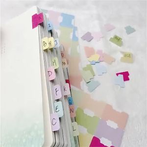 5Sheets Self Adhesive Journaling Tabs Label Flags for Planner Notes Scrapbook Organization