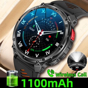 LIGE New Smart Watch Men 1100mAh Large Battery Long Standby Time Bluetooth Call IP68 Waterproof Outdoor Sport Tracker Smartwatch For Android IOS + Box