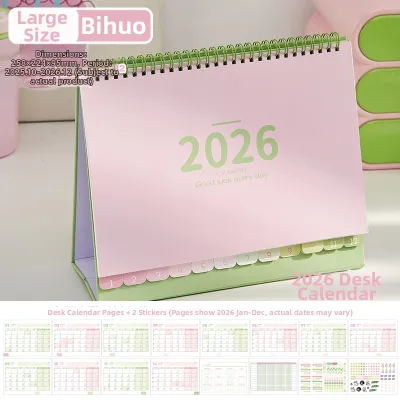 Simplified Custom Academic Calendar 2026 Exam Countdown Planner Desk Decor Reminder