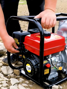 REAIM Pompa Air Mesin Bensin Pompa Jet Angkat Tinggi 7HP Pompa Air Pertanian Berdaya Tinggi