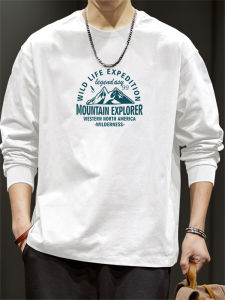 Áo Hoodie Cotton Nguyên Chất 260g Dáng Rộng Dài Tay Phong Cách Mỹ Thời Trang Nam Mùa Xuân Thu Áo Lót Bên Trong