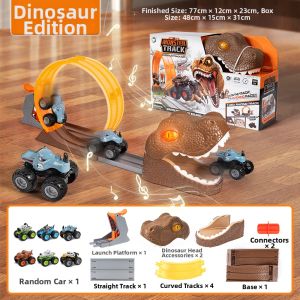 TAOHUANWU | Boys Intelligent Shooting Track Inertia Slide Car