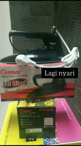 Cosmos Setrika Otomatis Marble Diamond Non stik CI 3120 & CI 3130 Warna Hitam Elegan