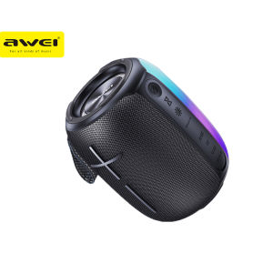 Awei Y525 Wireless Speaker with RGB Lights dLong Life Battery IPX6 Waterproof Support Bluetooth/AUX/TF Car/U Disk