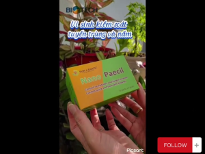 Nano Paecil Vi sinh công nghệ Nano giúp kiểm soát tuyến trùng trên cây loại bỏ ấu trùng giúp cây khỏe mạnh hộp 15 gói