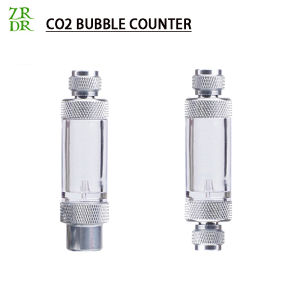 ZRDR | ZRDR Aquarium Check Valve-Regulator Diffuser Reactor Single-Head or Dual-Head Aquarium CO2 Bubble Counter Air Pump Accessories