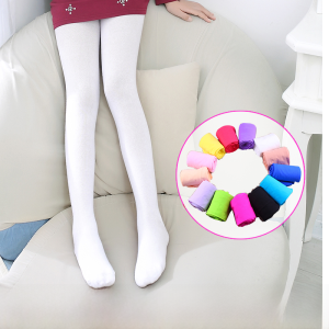 Summer Thin Kids Stockings Pure White Pantyhose Girls Leggings Baby Performance Stockings for Dancing Spring & Fall