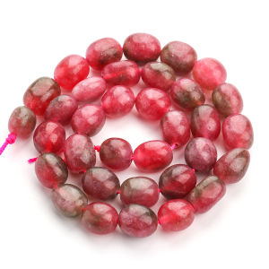 9x11mm Oval Natural Stone Apatite Tourmaline Peridot Bead Smooth Loose Beads for Jewelry Making Supplier DIY Charm Bracelet 15