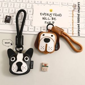 LONGKUI | Cute Elegant Dog Shaped Leather Keychain
