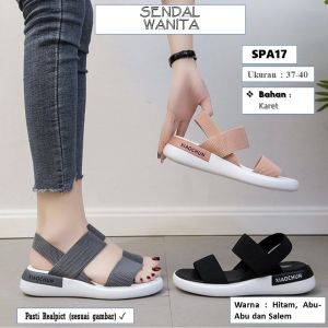Juragan Online - Sandal Karet EVRST Sepatu Wanita Terbaru Model Slip Dengan Karet Lembut dan Lentur