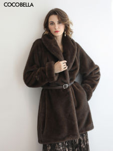 COCOBELLA | Luxury Warmth Imitation Velvet Fur Coat