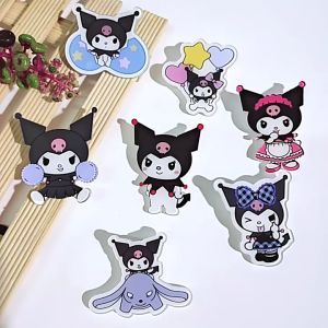 Bros Pin Akrilik Aksesoris Topi Hijab Tas Baju Karakter Kuromi