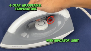 Vermax Flat Iron Teflon Soleplate 1200W Clothes Iron Non Stick High Temperature Dry Iron Fast heat