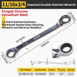 STANLEY | Dual-purpose Ratchet Wrench
