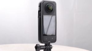 For Insta360 X3 Kamera Frame Mount Casing Bingkai Cangkang Casing Accessories Hitam