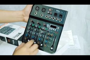 4-Channel Professional Mixer Interface Paths Trident USA F4